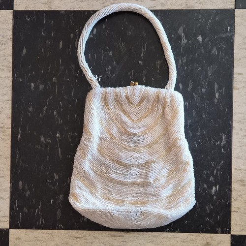 Delill vintage white beaded - vintage,