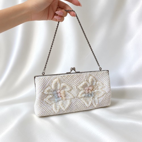 Vintage ivory white - ivory, iridescent