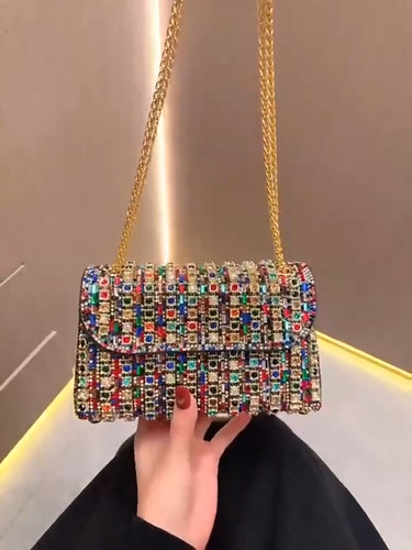 Sparkly evening bag rhinestone - evening,