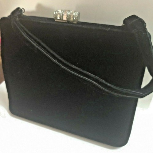 Vintage art deco black velvet - vintage,