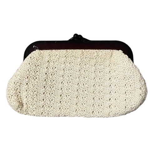 Vintage crochet clutch - vintage, boho