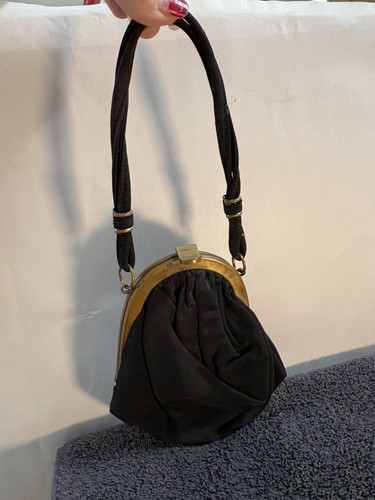 Vintage purse 1940s deco style - vintage,