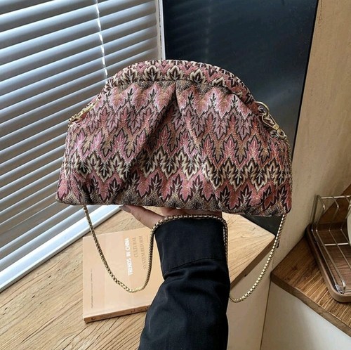 Pink floral shoulder - shoulder, bag