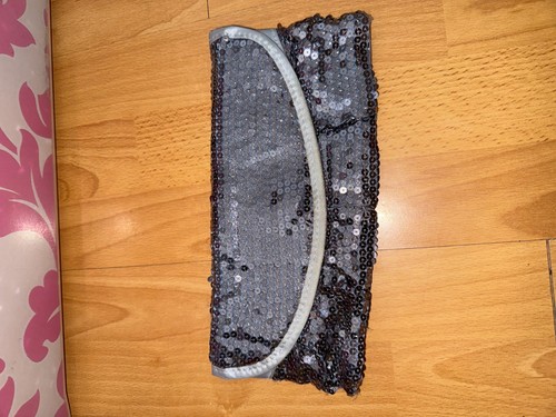 Black sequin evening - black, clutch