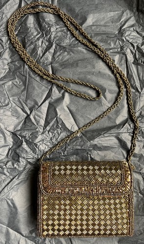 Lisa beaded gold bronze - beaded,